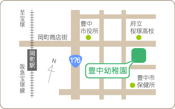 アクセスマップの地図